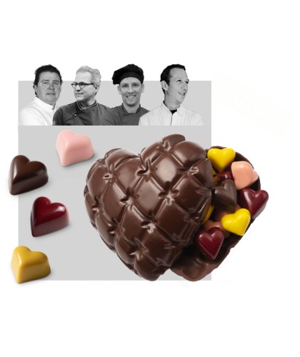 Moederdag chocoladehart
